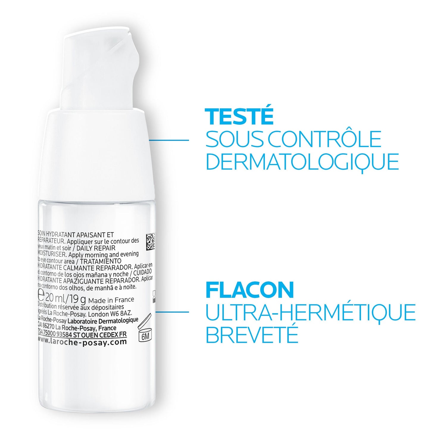 TOLERIANE DERMALLERGO CRÈME CONTOUR DES YEUX PEAU SENSIBLE - 20 ml