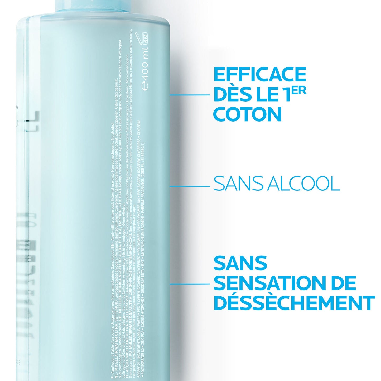 EFFACLAR EAU MICELLAIRE ULTRA - 200 ml