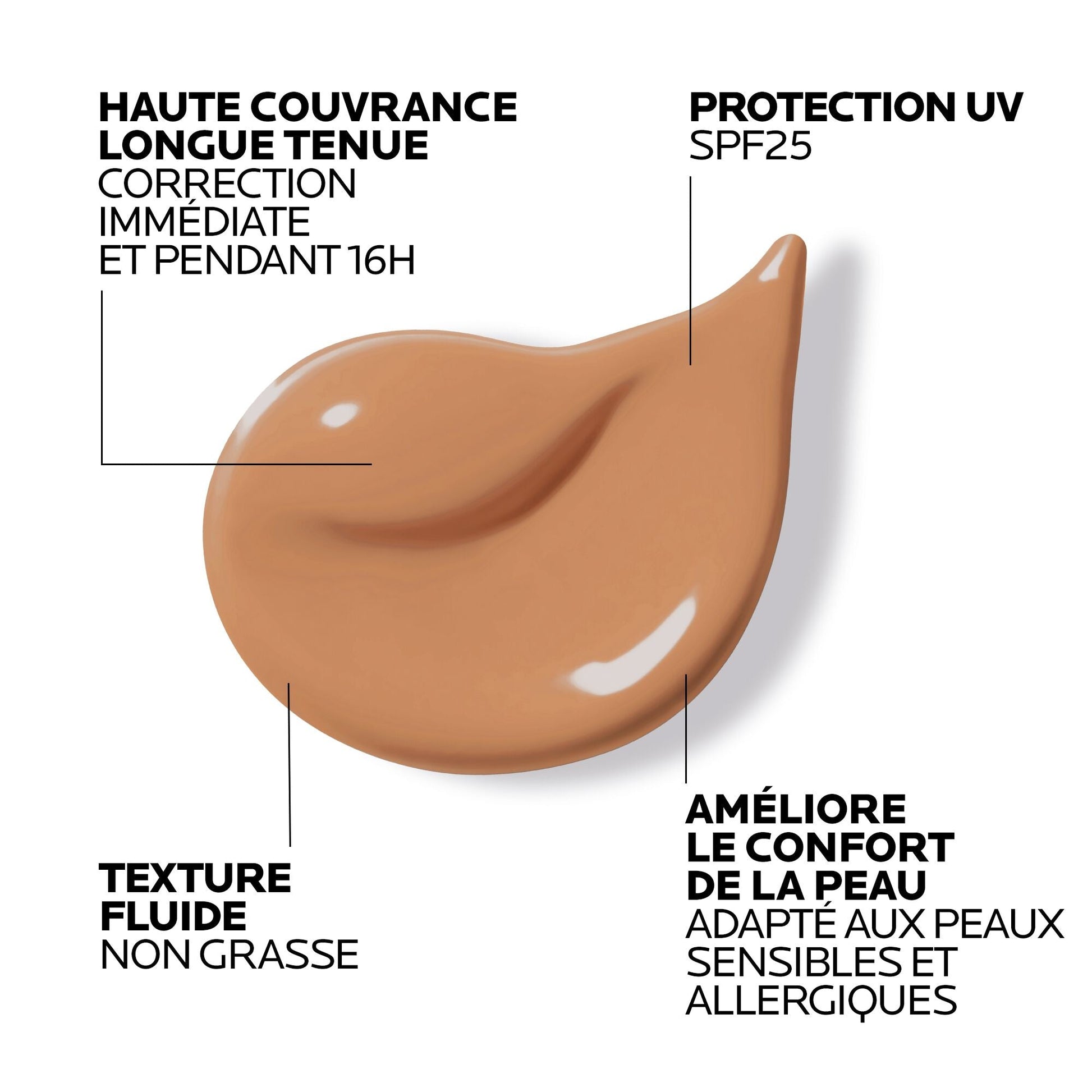 FOND DE TEINT TOLERIANE FLUIDE CORRECTEUR - 10,5