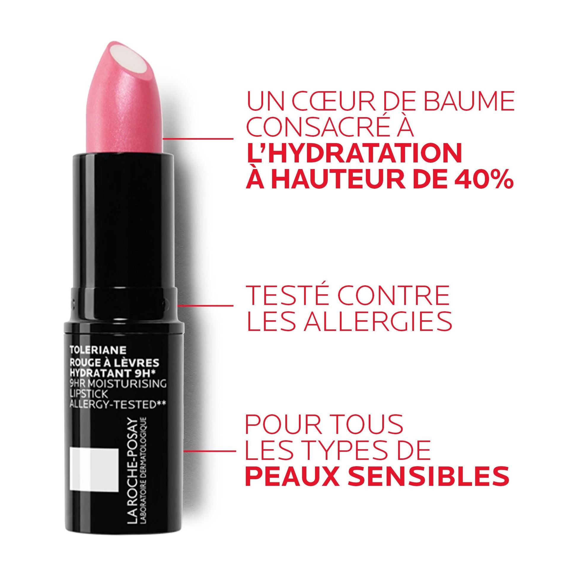 TOLERIANE NOVALIP ROUGE À LÈVRES HYDRATANT - 198 - ROUGE MAT