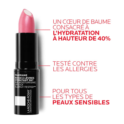 TOLERIANE NOVALIP ROUGE À LÈVRES HYDRATANT - 198 - ROUGE MAT
