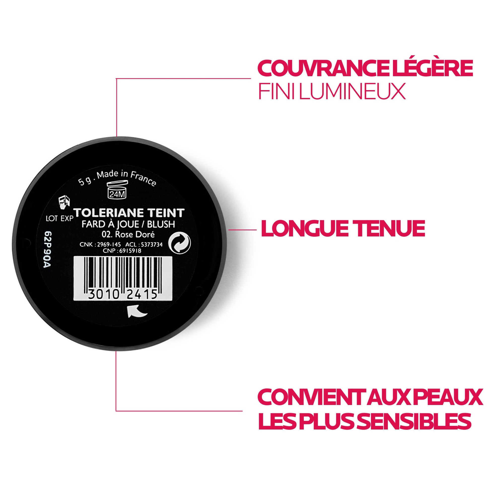 TOLERIANE FARD À JOUE / BLUSH - CARAMEL TENDRE