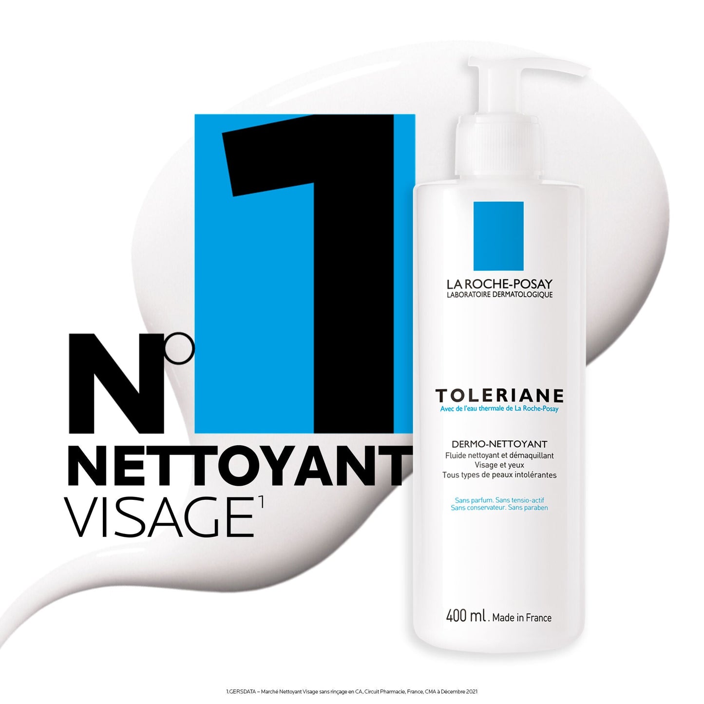 TOLERIANE FLUIDE DERMO-NETTOYANT - 400 ml
