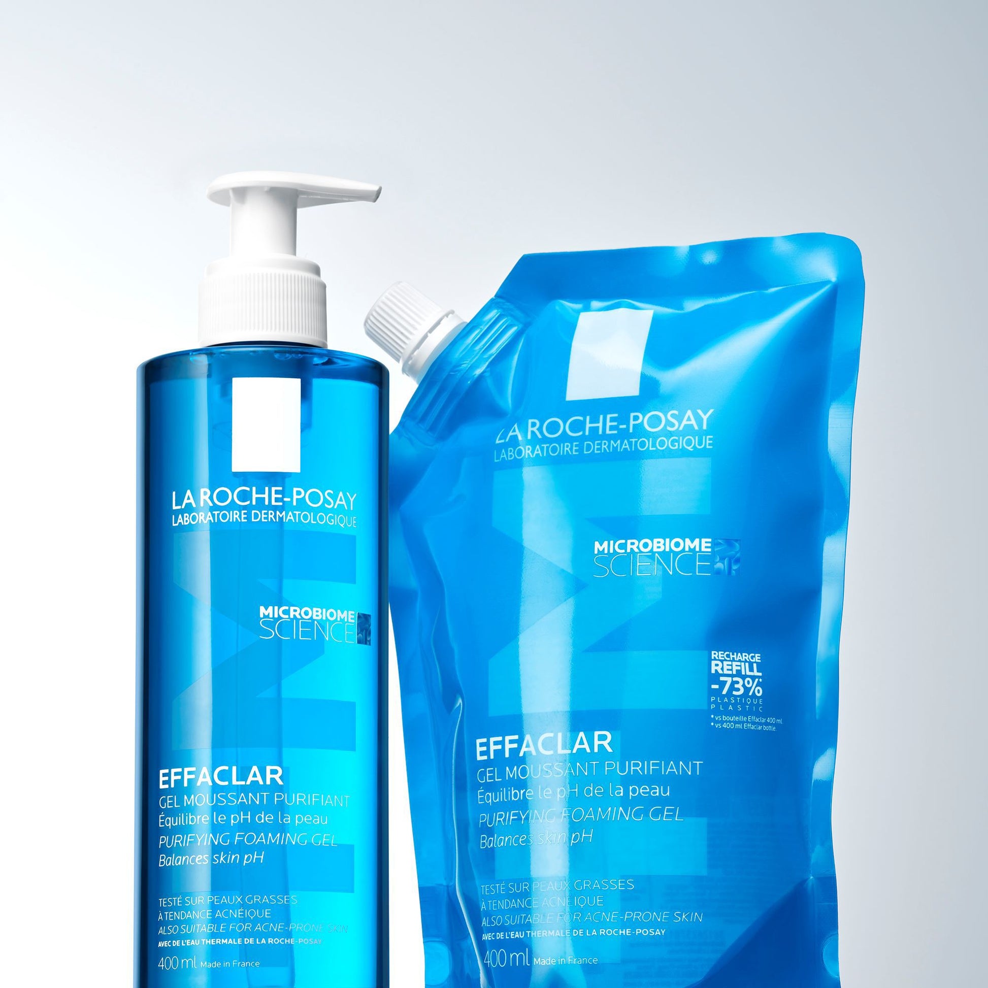 EFFACLAR GEL MOUSSANT PURIFIANT NETTOYANT PEAU GRASSE - 400 ml