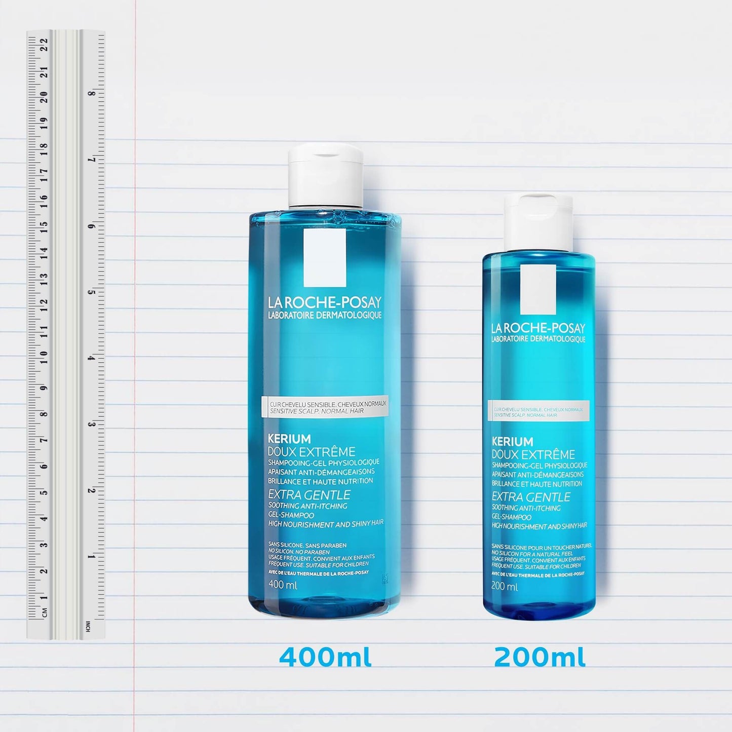 KERIUM DOUX EXTRÊME SHAMPOING CUIR CHEVELU SENSIBLE - 400 ml