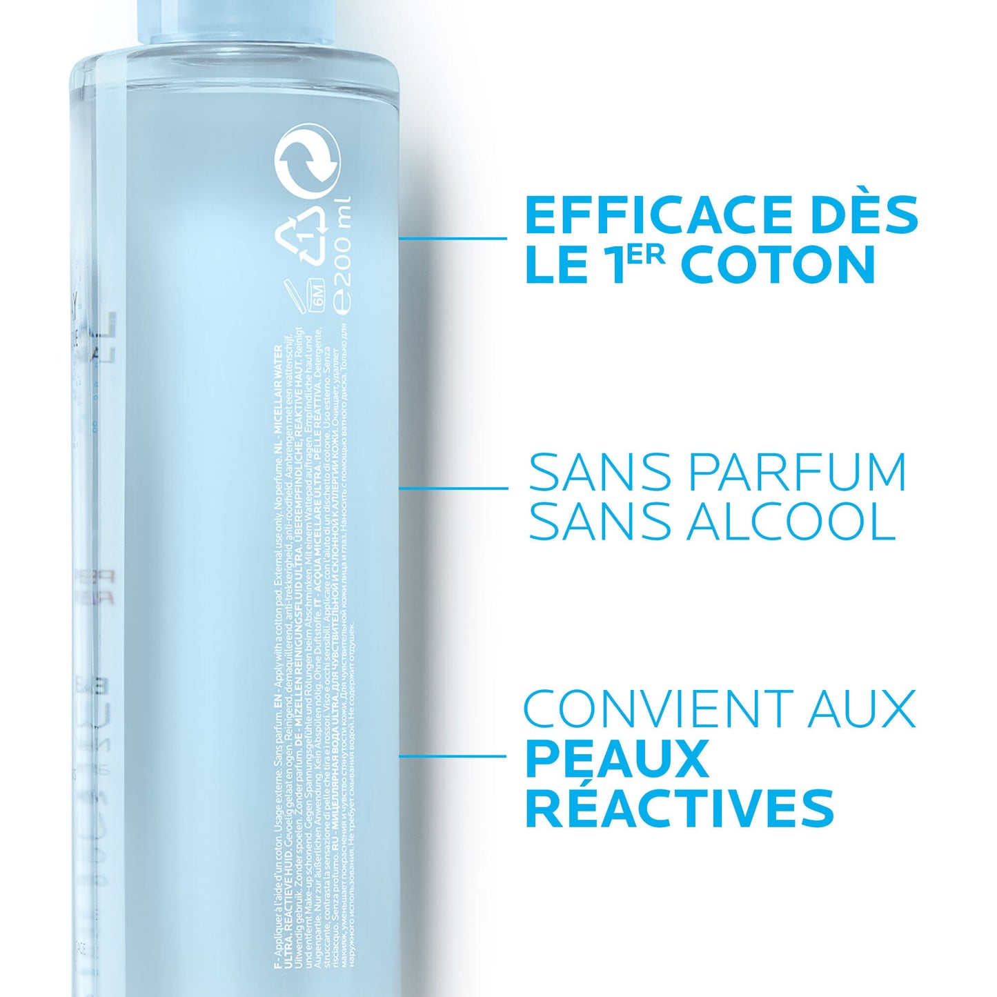 TOLERIANE EAU MICELLAIRE PEAUX RÉACTIVES - 200 ml