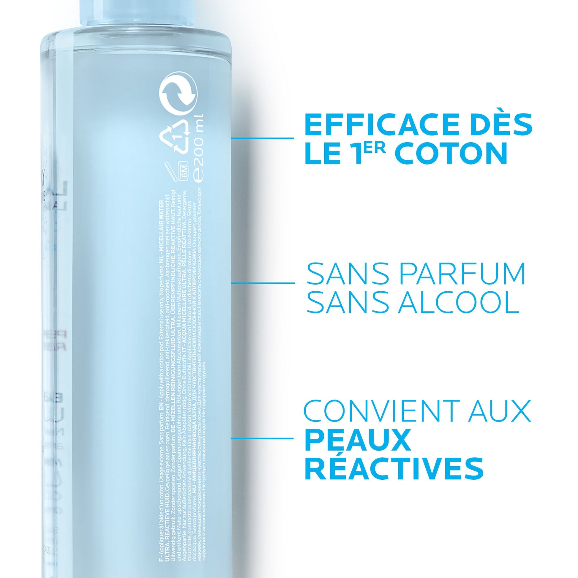 TOLERIANE EAU MICELLAIRE PEAUX RÉACTIVES - 200 ml