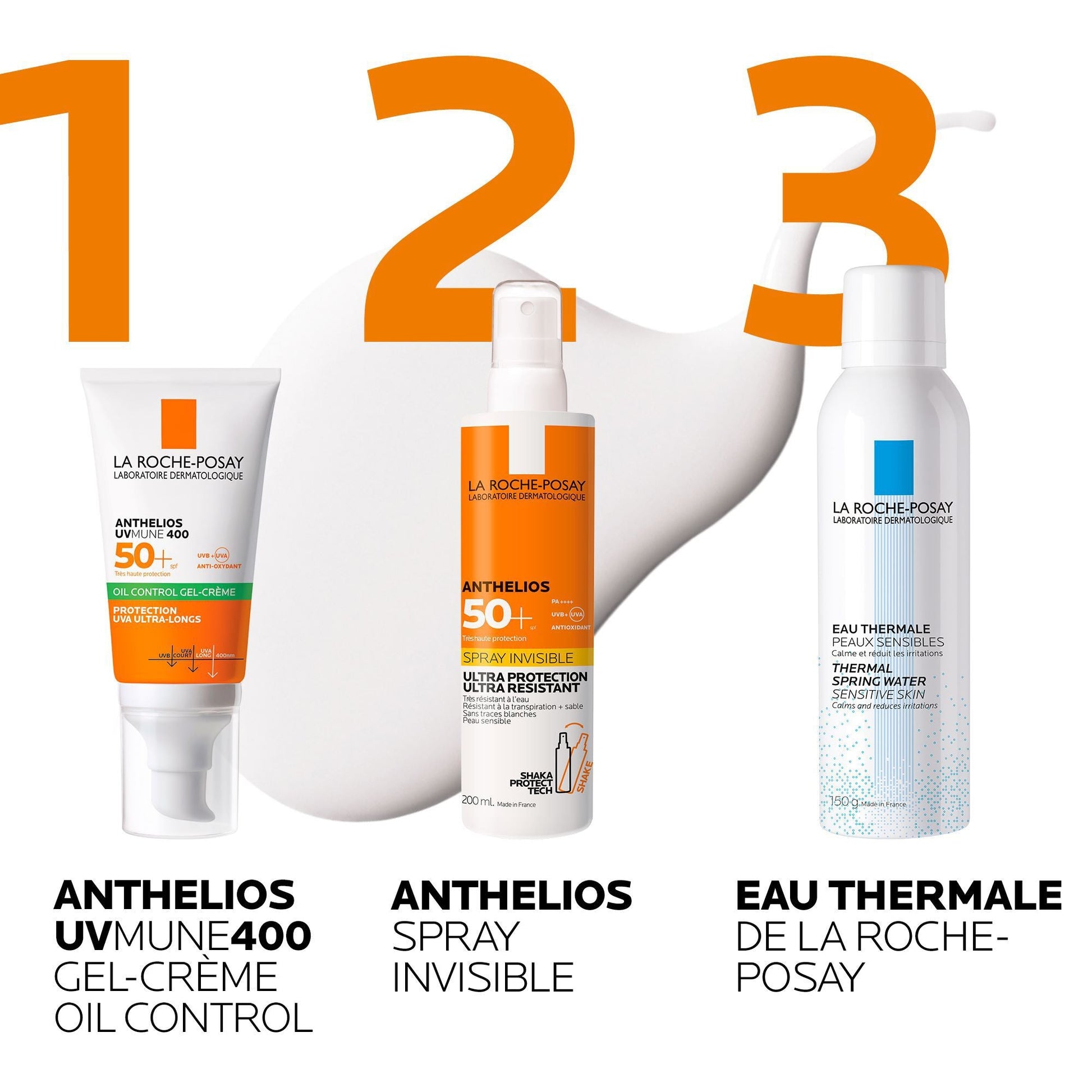 ANTHELIOS UVMUNE 400 CRÈME SOLAIRE VISAGE EN GEL-CRÈME AVEC PARFUM