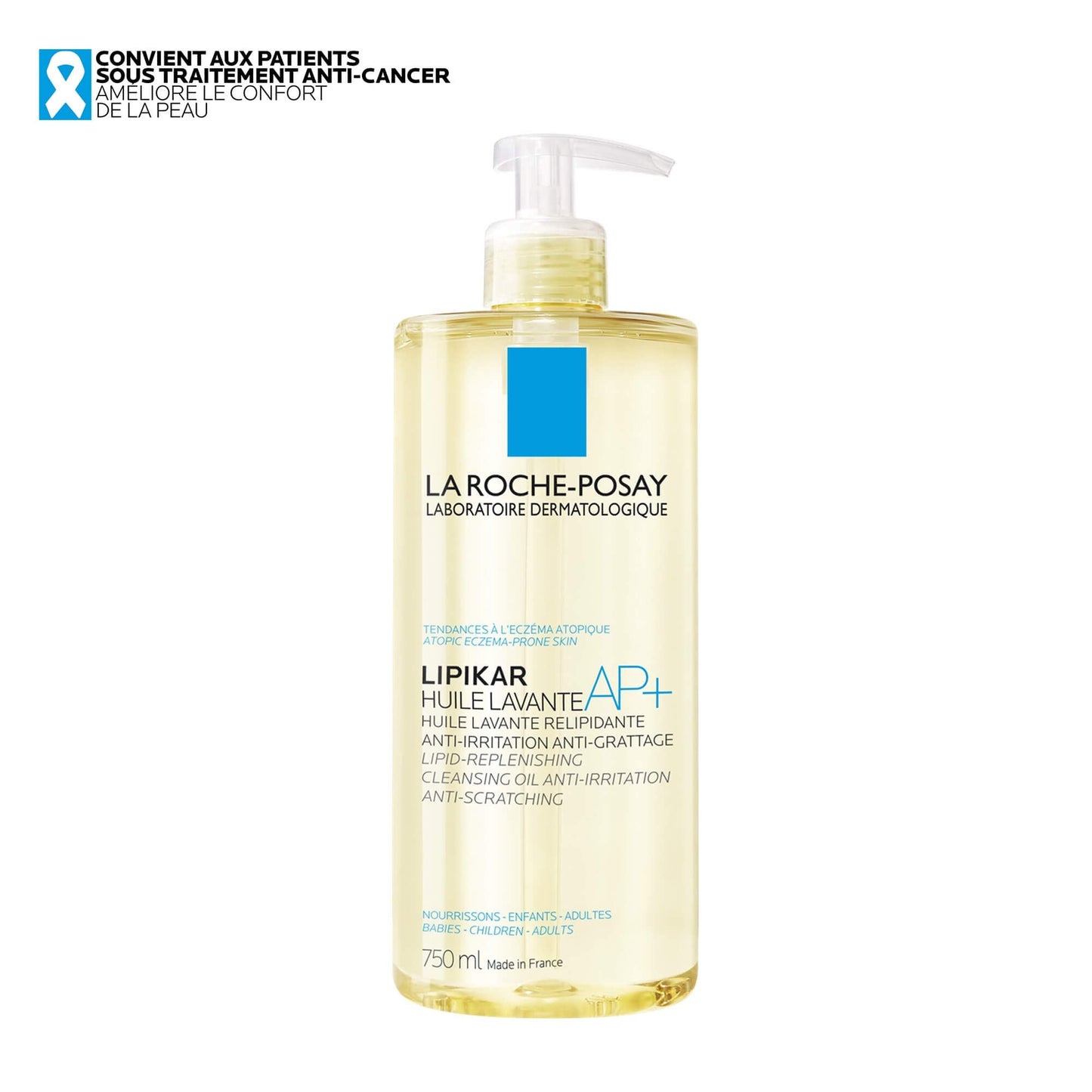 LIPIKAR HUILE LAVANTE AP+ HUILE DE DOUCHE - 750 ml