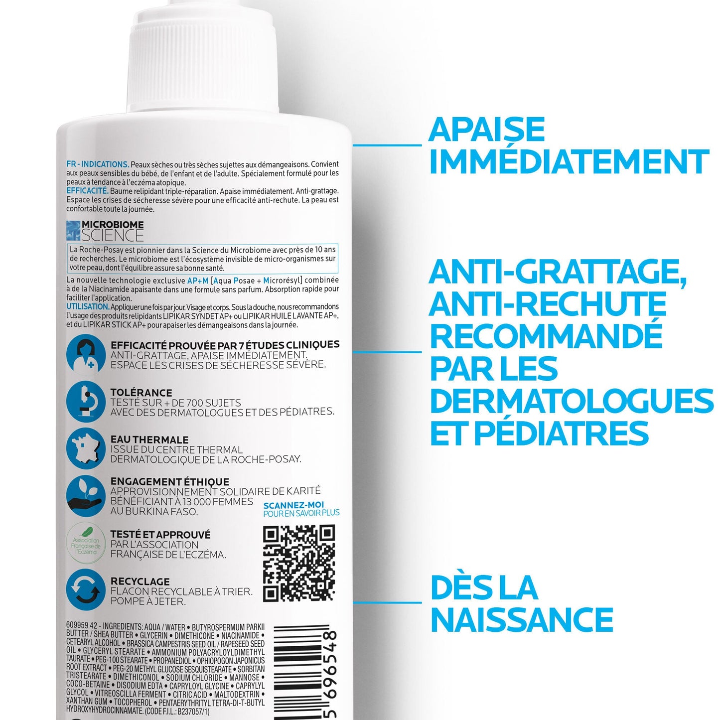LIPIKAR BAUME AP+M BAUME RELIPIDANT - 400 ml