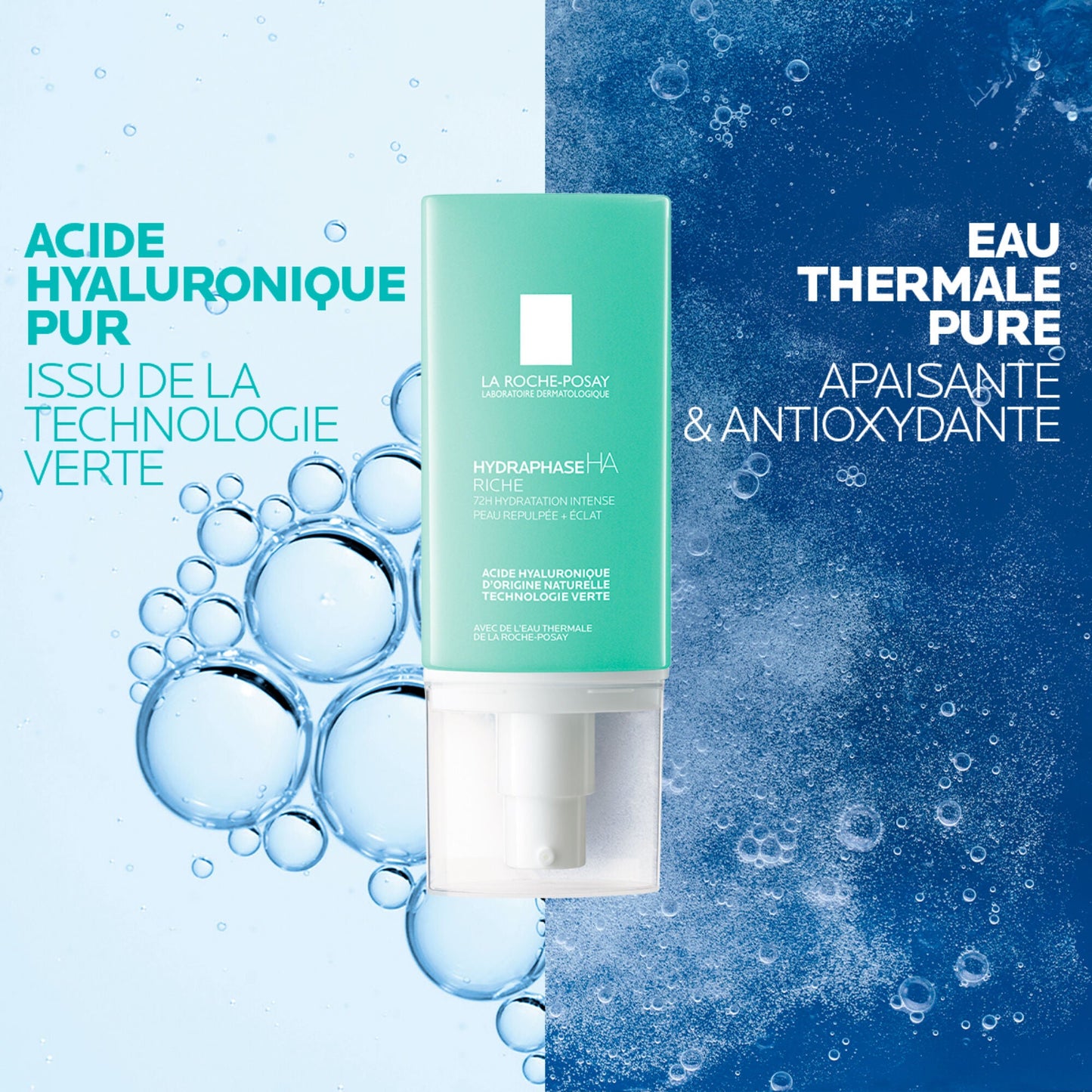 HYDRAPHASE HA RICHE CRÈME HYDRATANTE VISAGE - 50 ml