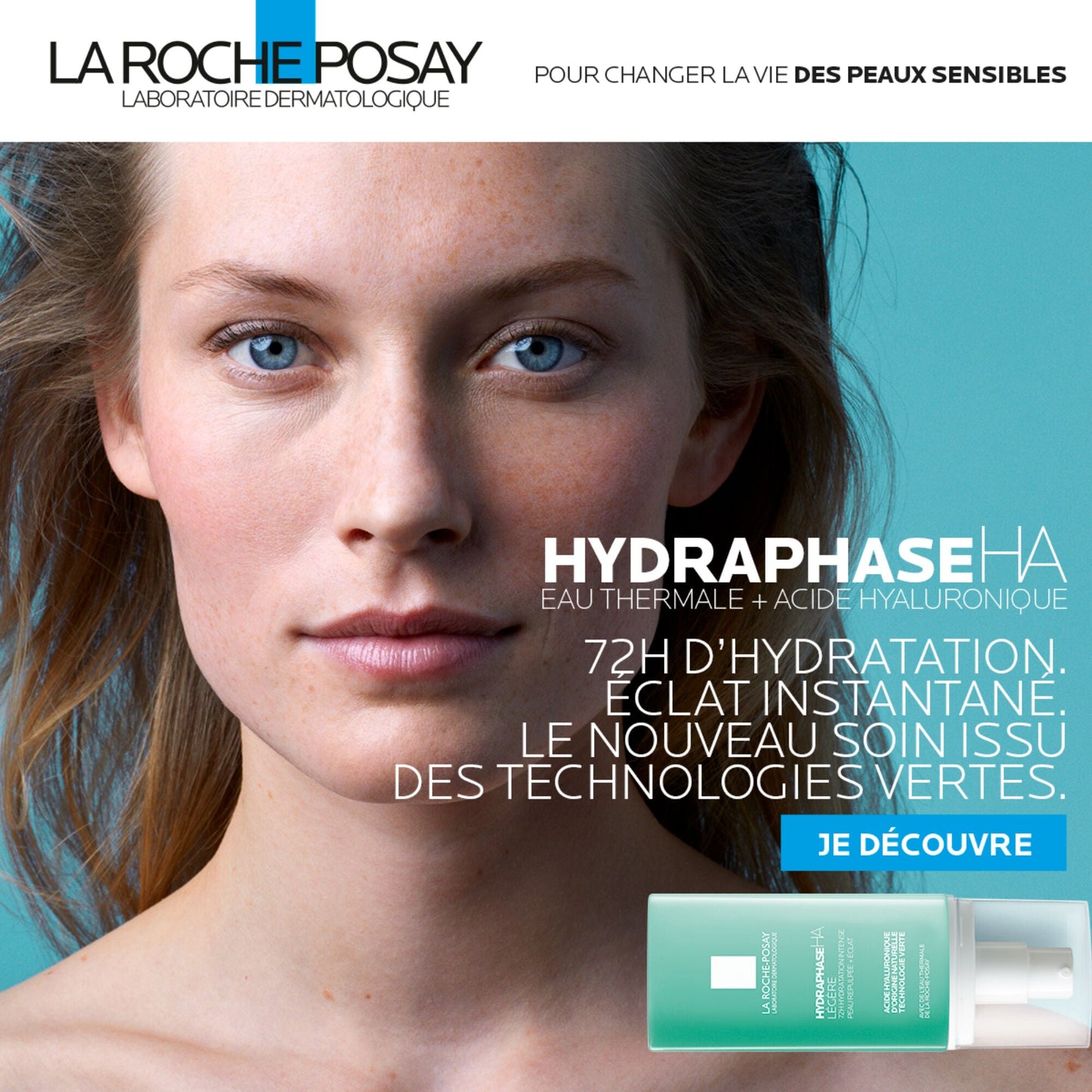 HYDRAPHASE HA LÉGÈRE CRÈME HYDRATANTE VISAGE À L'ACIDE HYALURONIQUE - 50 ml