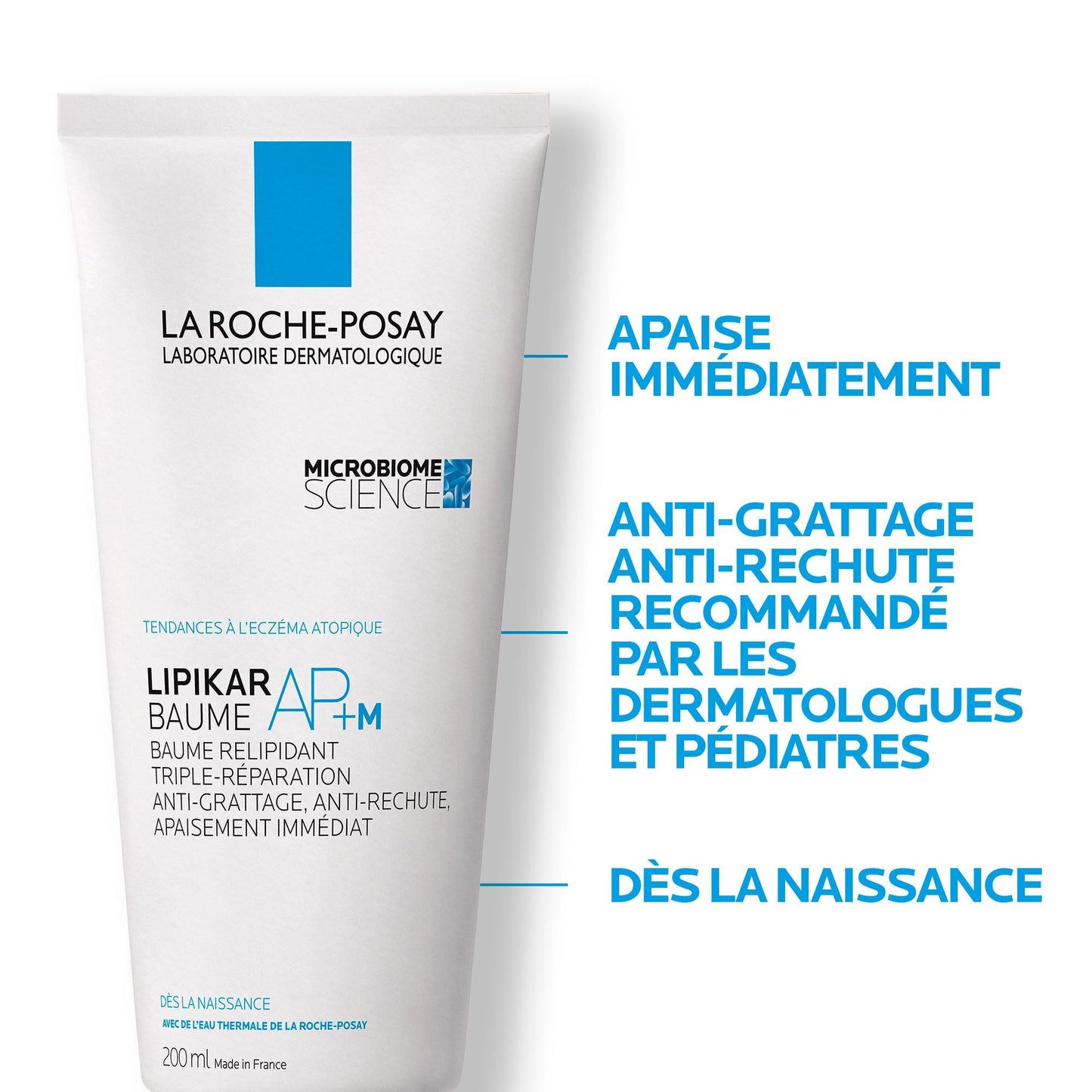 LIPIKAR BAUME AP+M TUBE À BASE DE CARTON - 200 ml