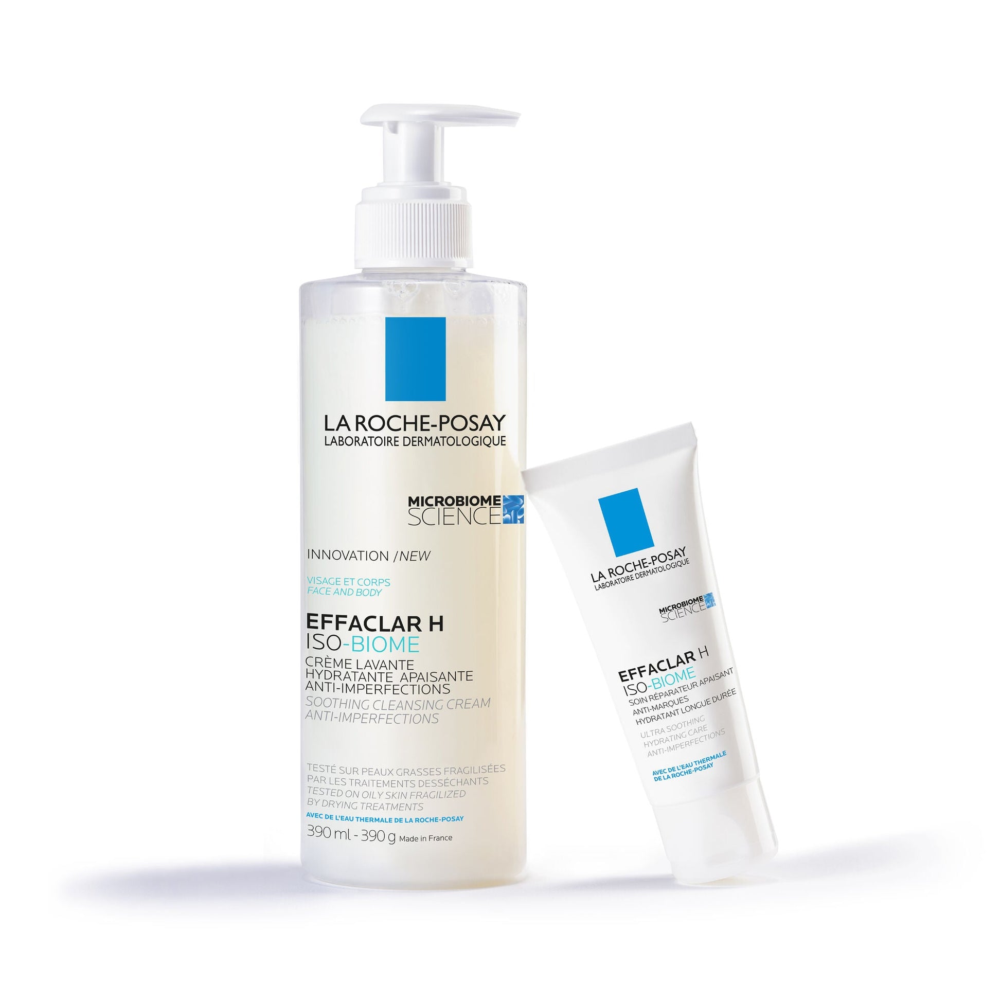 EFFACLAR H ISO-BIOME CRÈME LAVANTE HYDRATANTE APAISANTE - 390 ml