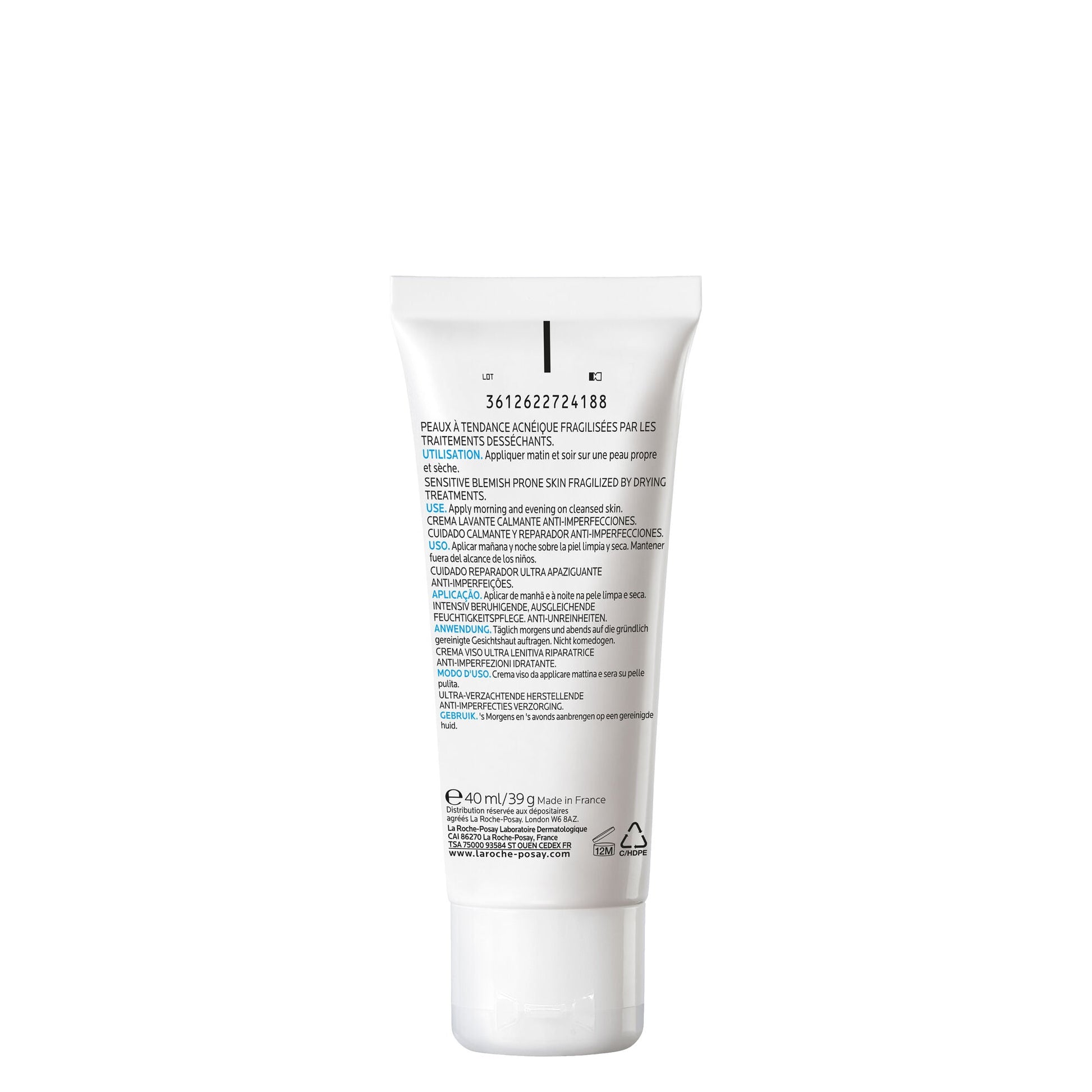 EFFACLAR H ISO-BIOME SOIN RÉPARATEUR APAISANT ANTI-MARQUES - 40 ml