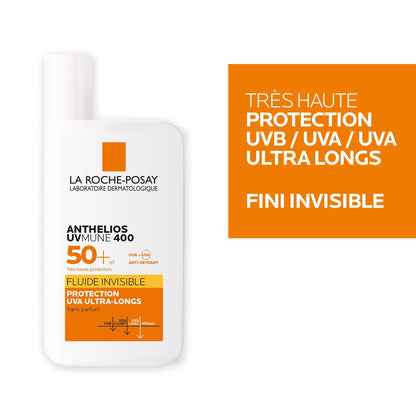 ANTHELIOS UVMUNE 400 CRÈME SOLAIRE FLUIDE INVISIBLE SANS PARFUM - 50 ml