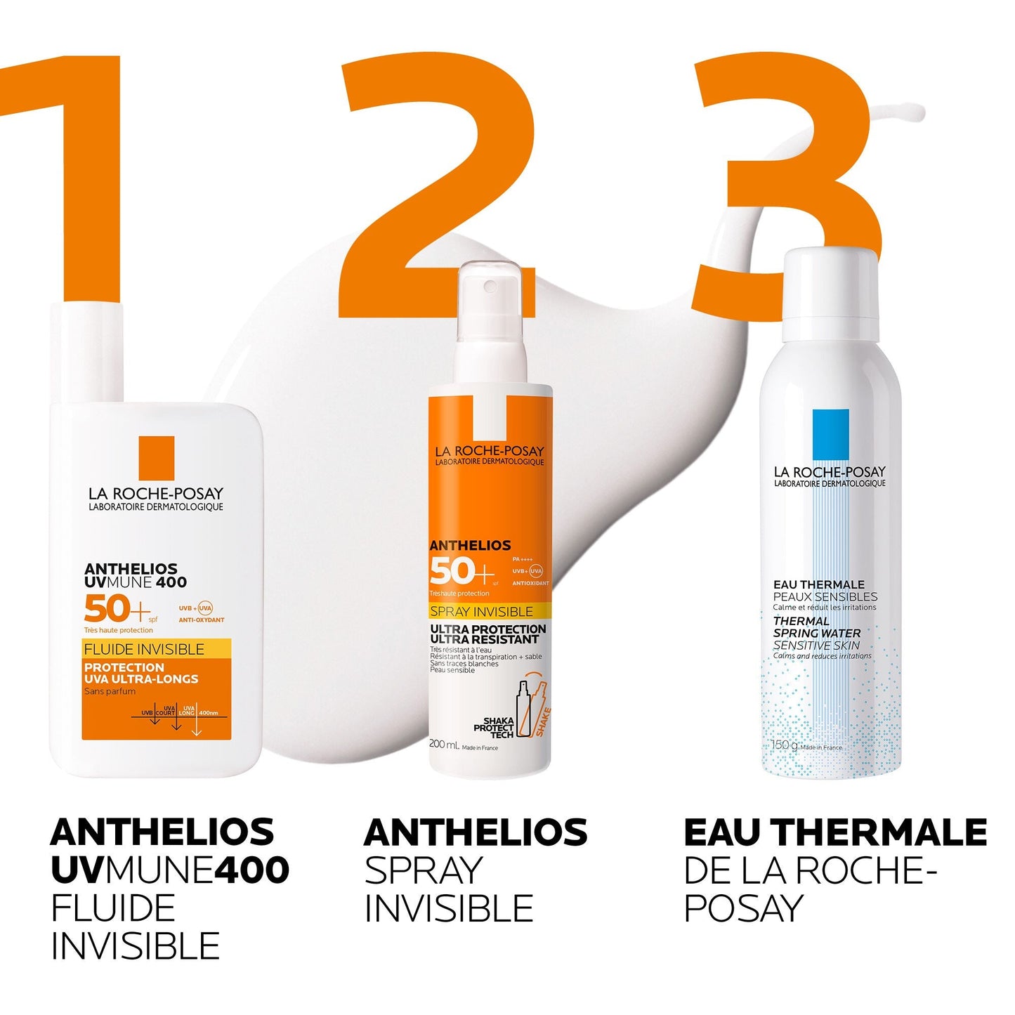 ANTHELIOS UVMUNE 400 CRÈME SOLAIRE FLUIDE INVISIBLE SANS PARFUM - 50 ml