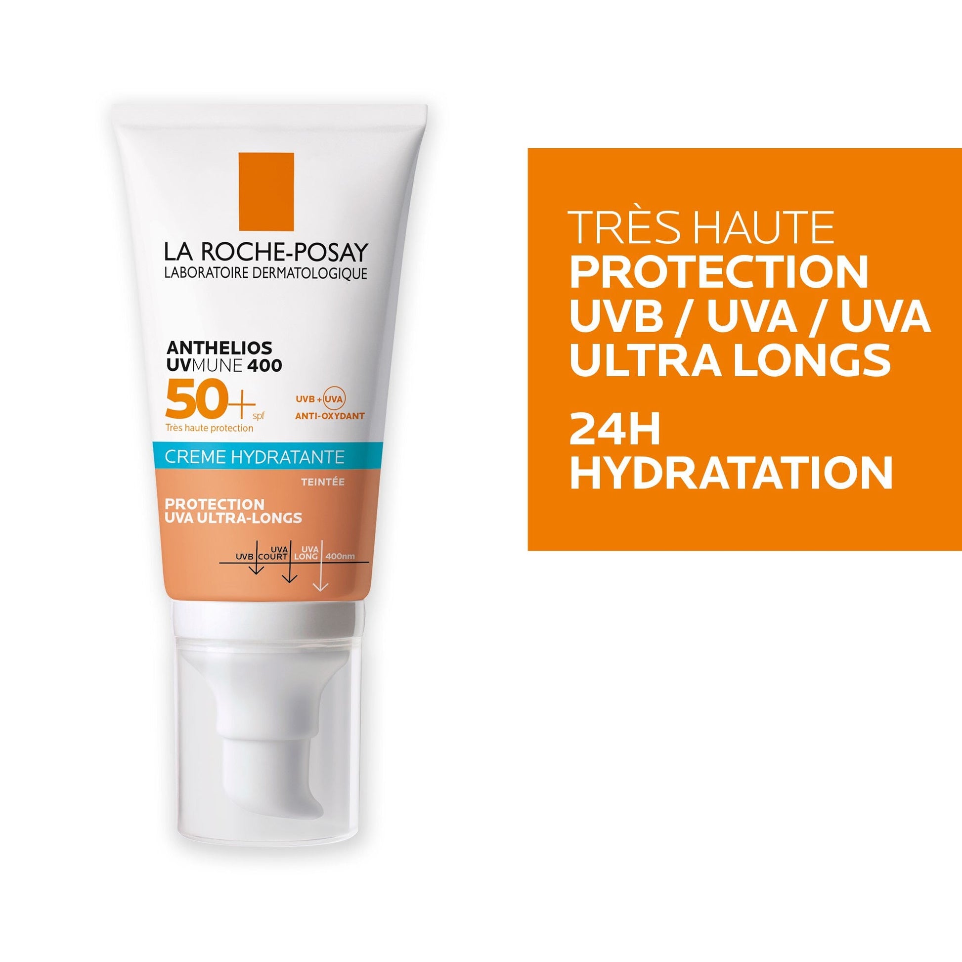 ANTHELIOS UVMUNE 400 CRÈME SOLAIRE PEAU SENSIBLE TEINTÉE SPF50+ - 50 ml