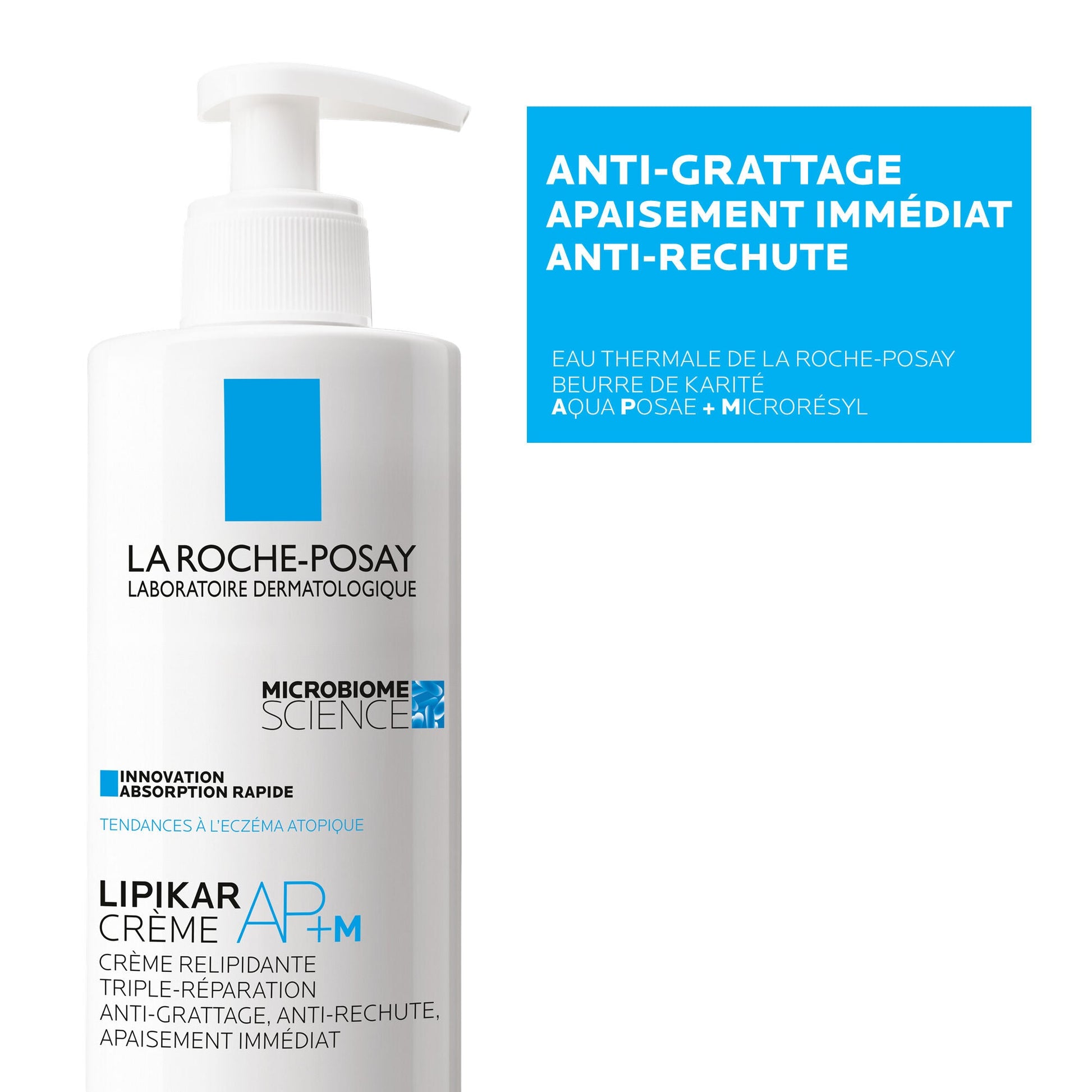LIPIKAR CRÈME AP+M CRÈME HYDRATANTE CORPS - 400 ml