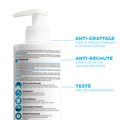 LIPIKAR CRÈME AP+M CRÈME HYDRATANTE CORPS - 400 ml