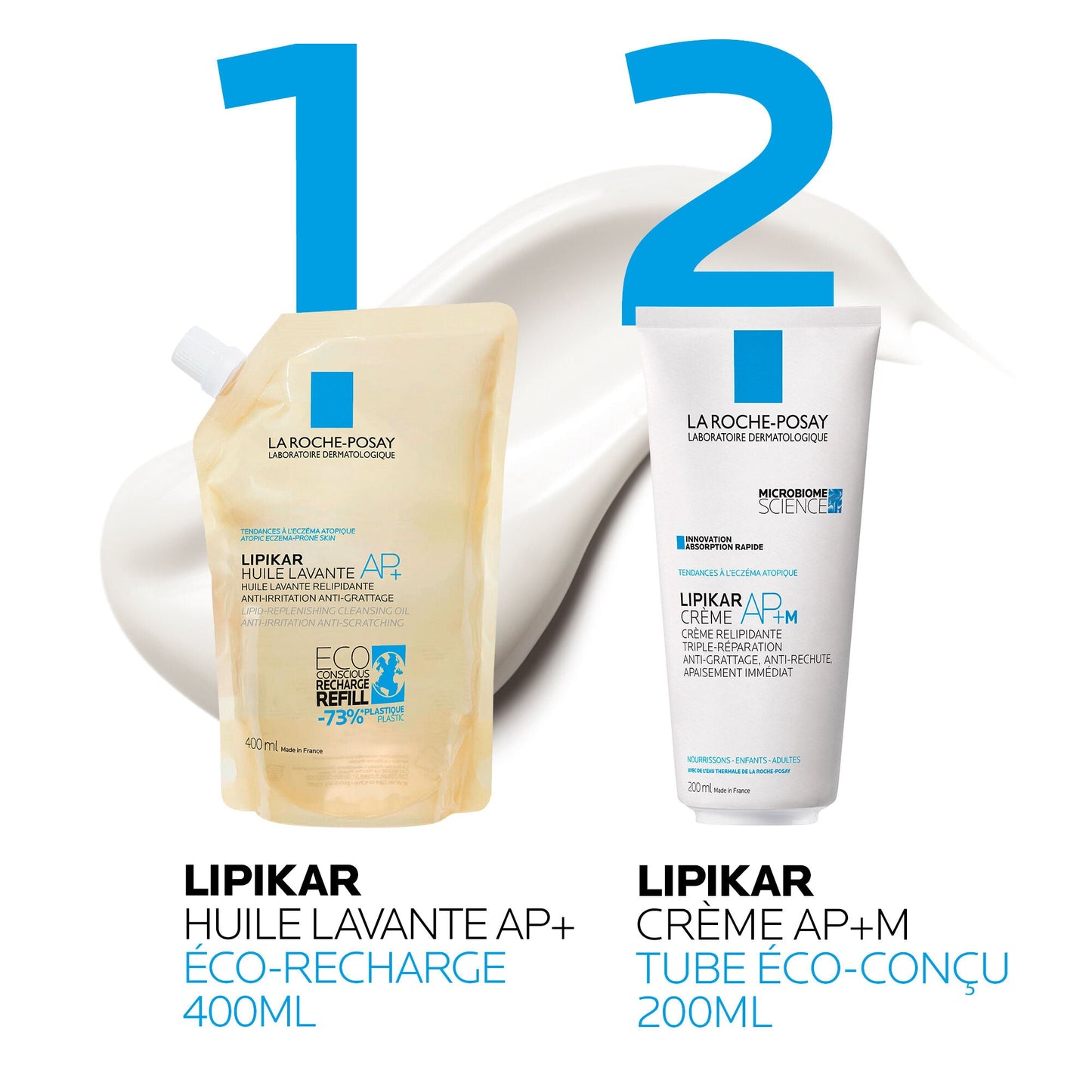LIPIKAR CRÈME AP+M TUBE À BASE DE CARTON - 200 ml