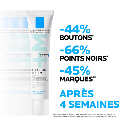 EFFACLAR DUO+M SOIN TRIPLE CORRECTION ANTI-IMPERFECTIONS - 40 ml