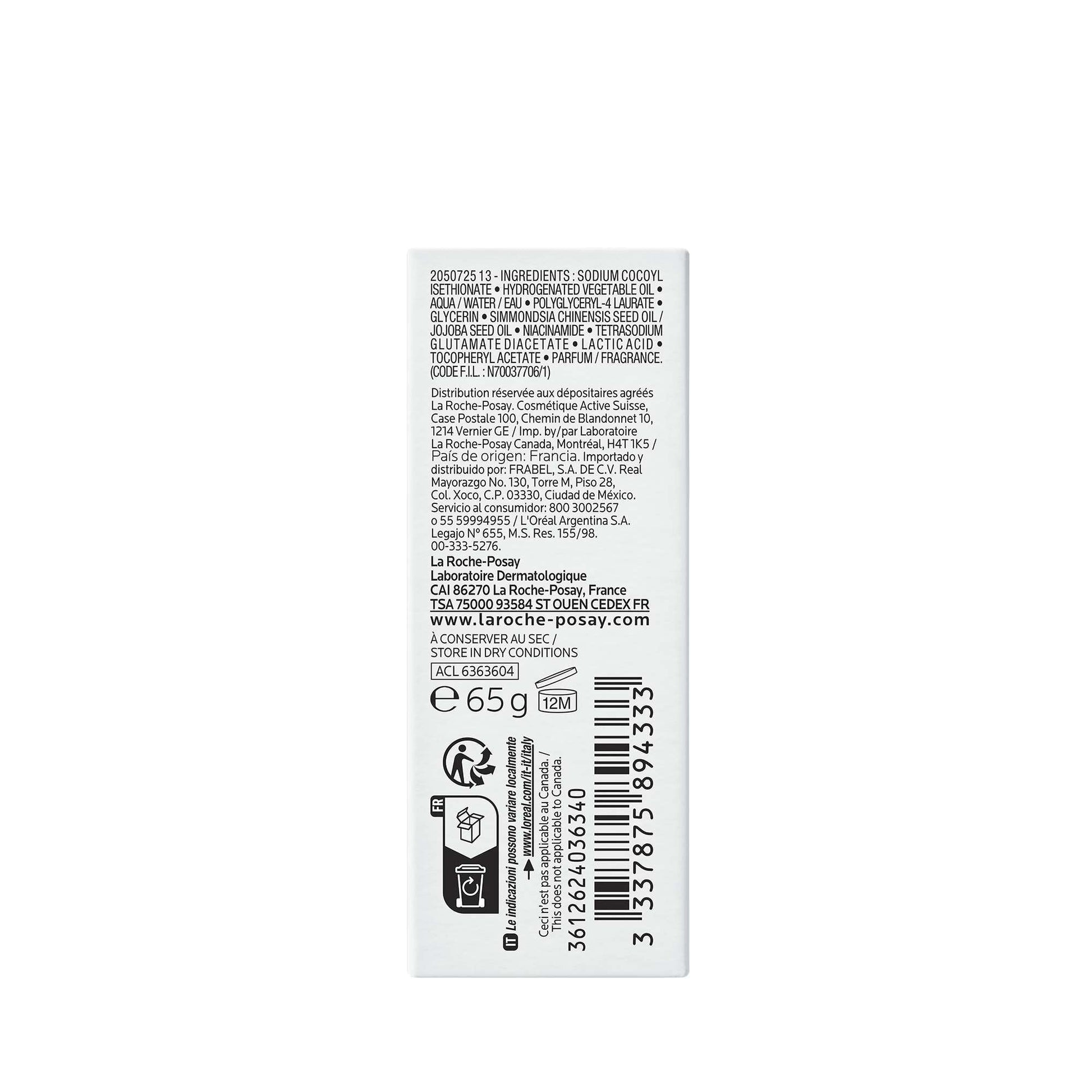 EFFACLAR PAIN DERMATOLOGIQUE - 65 g
