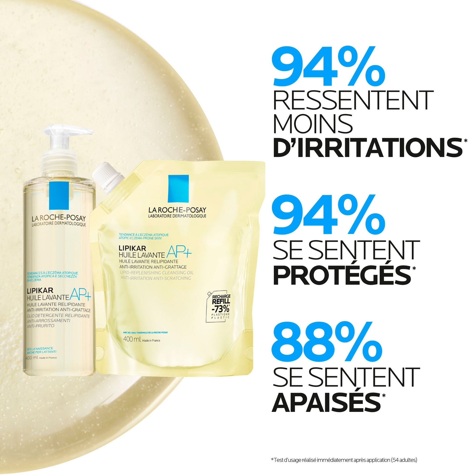 LIPIKAR HUILE LAVANTE AP+ HUILE DE DOUCHE - 