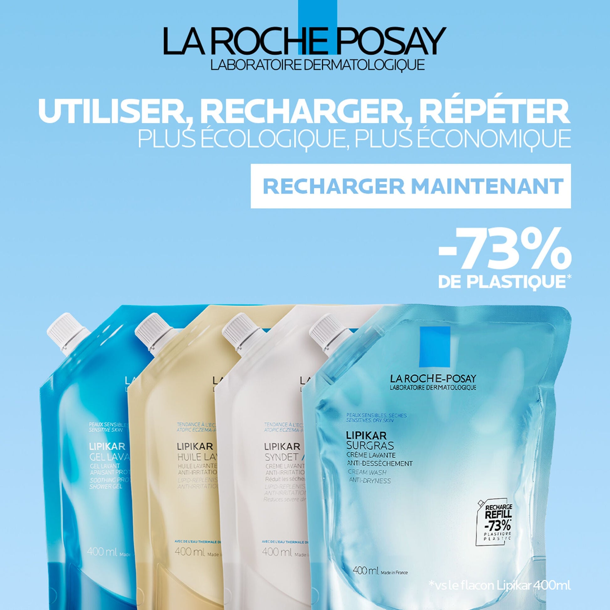 LIPIKAR HUILE LAVANTE AP+ HUILE DE DOUCHE - 