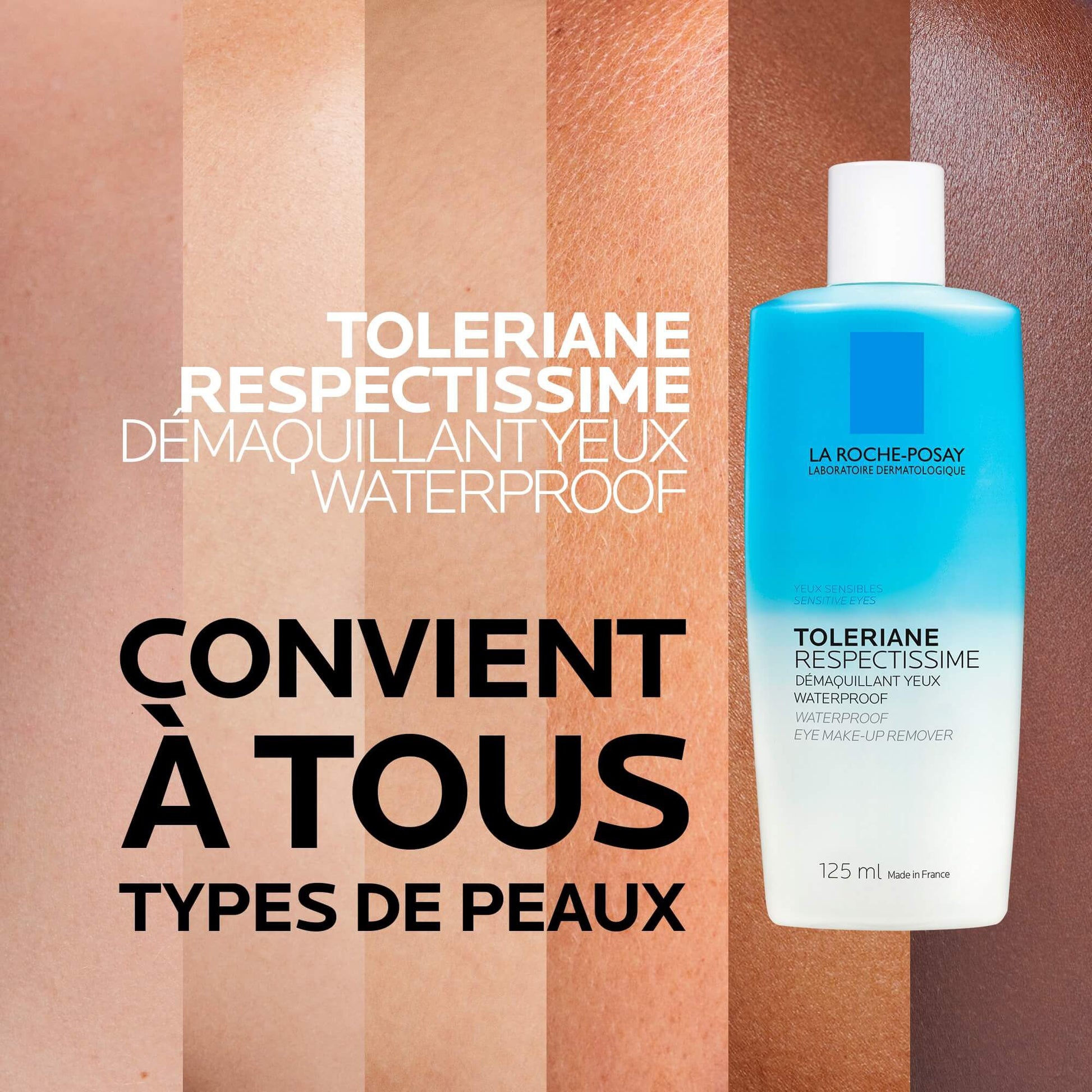 TOLERIANE RESPECTISSIME DÉMAQUILLANT YEUX WATERPROOF - 125 ml