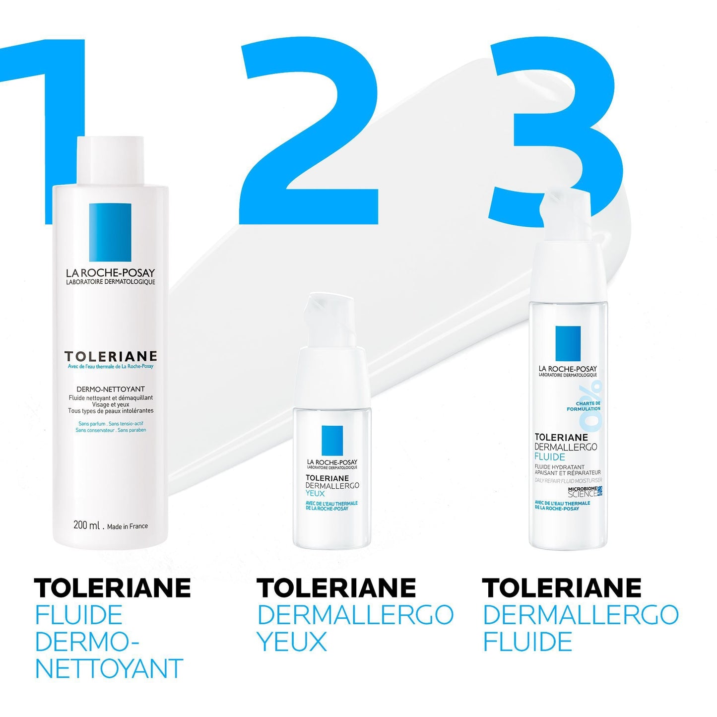 TOLERIANE FLUIDE DERMO-NETTOYANT - 200 ml