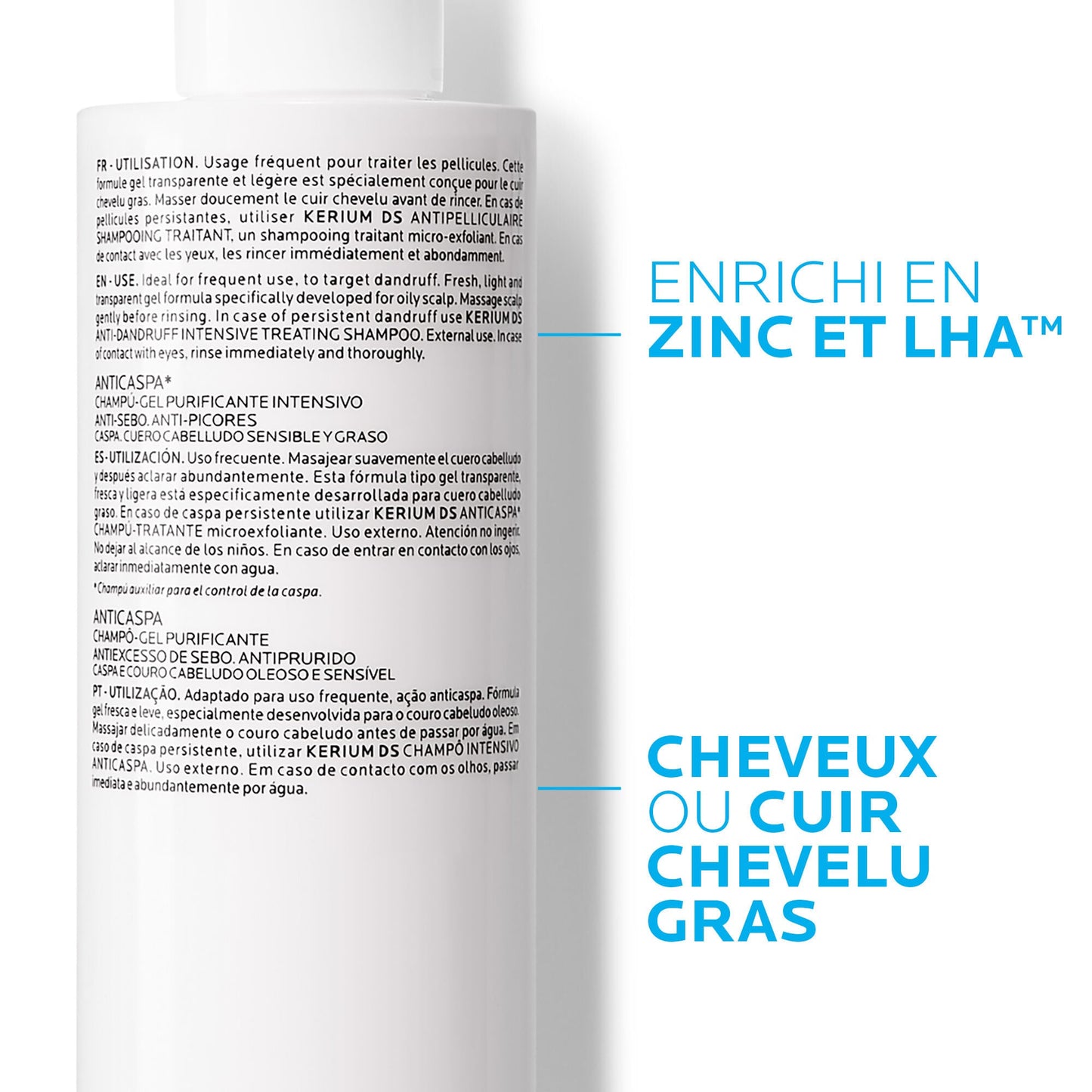 KERIUM PELLICULES GRASSES - 200 ml