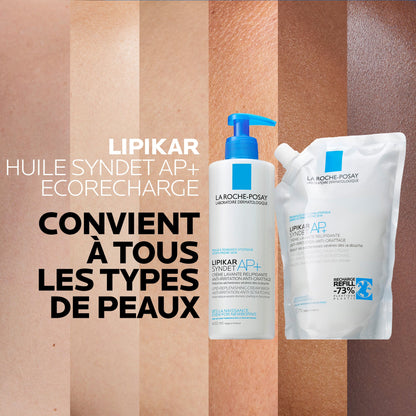 ROUTINE CICAPLAST BAUME B5+, LIPIKAR SYNDET AP+ ET SON ECO-RECHARGE