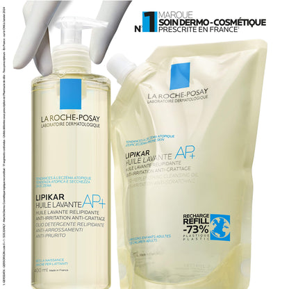 DUO LIPIKAR HUILE DE DOUCHE LAVANTE AP+ ET SON ECO-RECHARGE